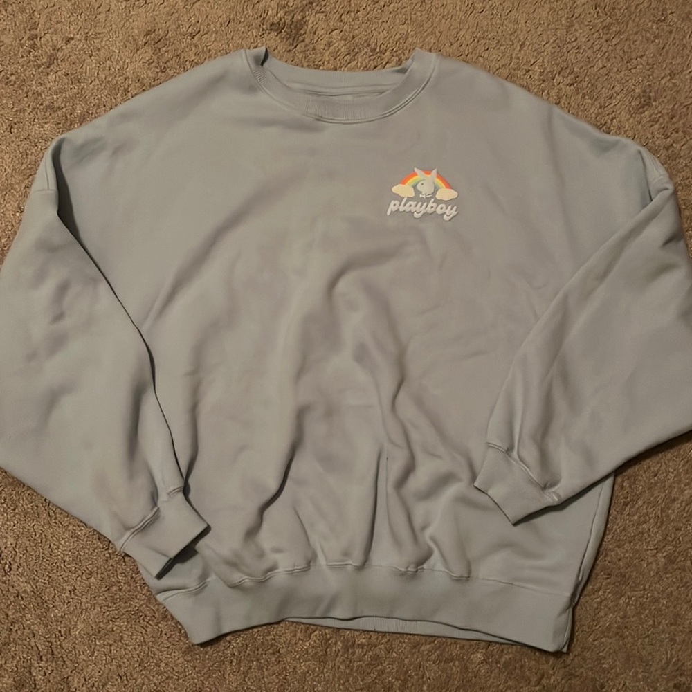 Baby blue Playboy Crewneck